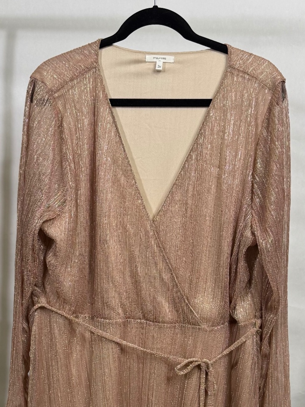 Maurice's sparkly rose gold dress - Size 2X